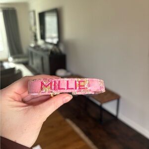 Mark & Graham Pink Dog Collar